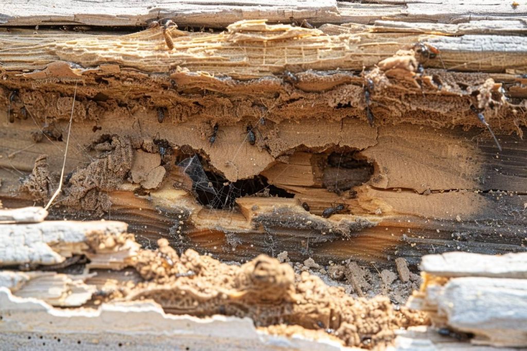 Signes révélateurs d'une infestation de termites