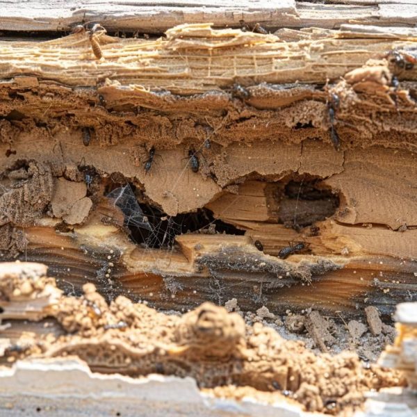 Signes révélateurs d'une infestation de termites